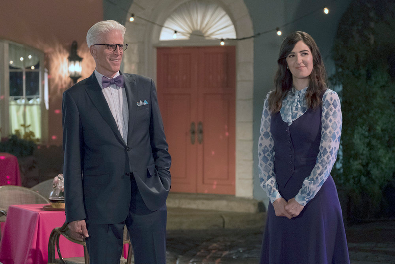Ted Danson, D’Arcy Carden (Photo: Colleen Hayes/NBC)